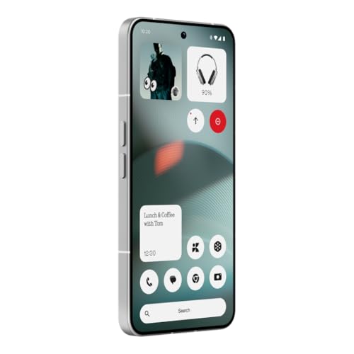 Nothing Phone (3) – Smartphone with 50 MP triple camera, 24h silicon-carbon battery, 6.67" 120Hz AMOLED display, Glyph Matrix, 16GB + 512GB – White