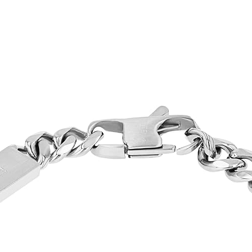 JOOP! Edelstahl-Armband für Herren (21cm) in Silber inkl. Geschenk Box