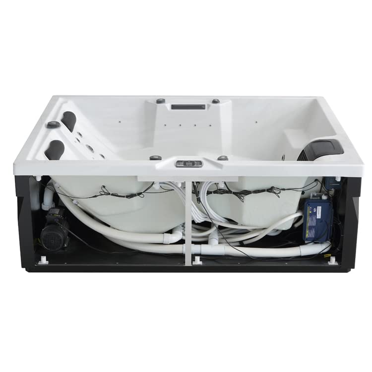 AWT AQART SPA IN-405 Eco Outdoor Whirlpool: 37 Jets, Colored Light & Ozone (Oceanwave)