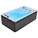AWT AQART Design SwimSpa for 4 people: Exclusive whirlpool pool combination