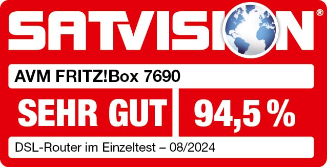 FRITZ!Box 7690 (Wi-Fi 7 DSL router with 5,760 MBit/s (5GHz) - DECT basis