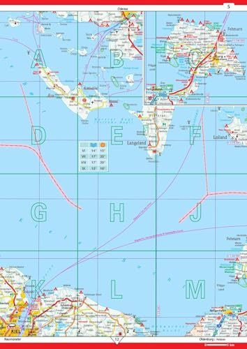 New Road Atlas Germany/Europe 2025/2026: Practical with spiral binding