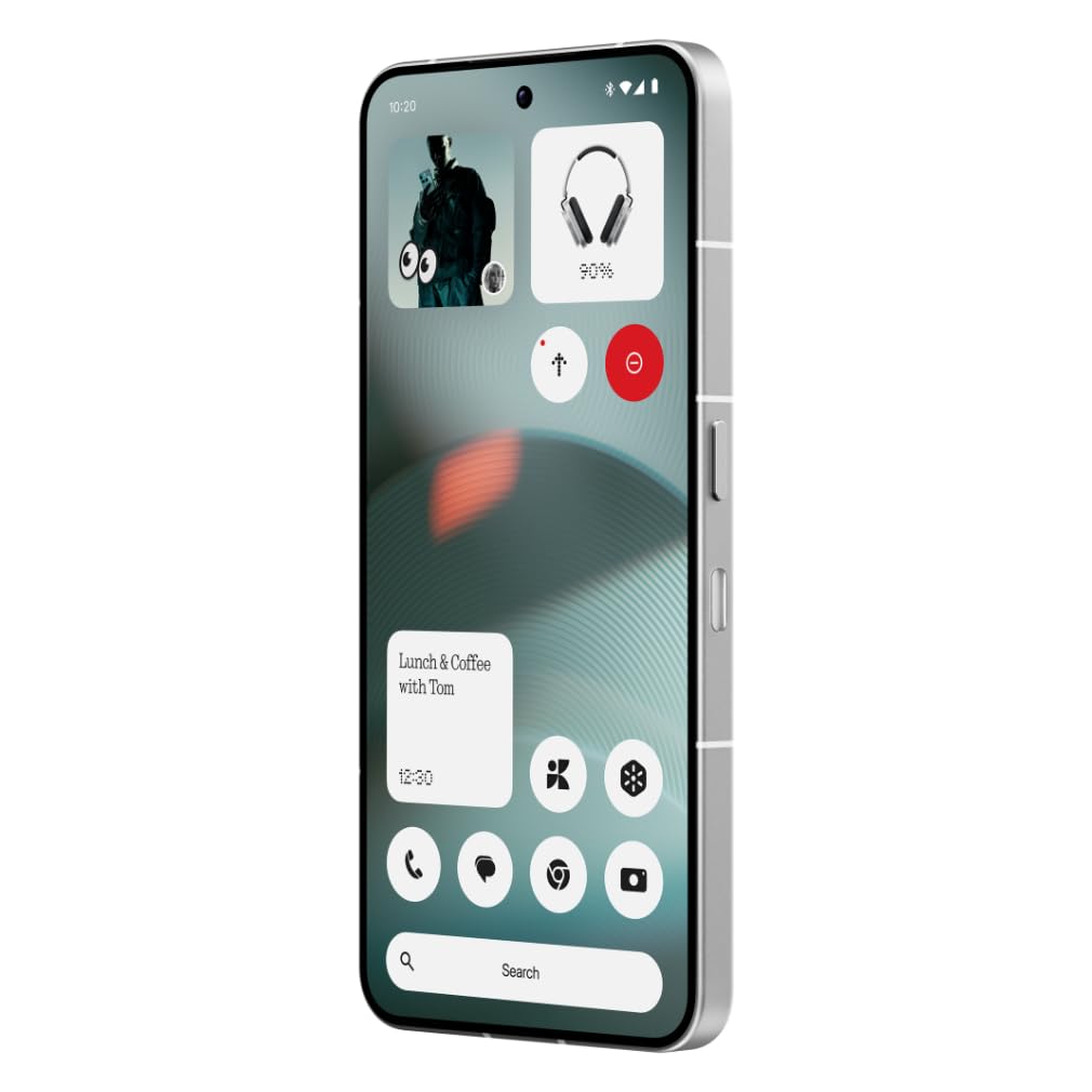 Nothing Phone (3) – Smartphone with 50 MP triple camera, 24h silicon-carbon battery, 6.67" 120Hz AMOLED display, Glyph Matrix, 16GB + 512GB – White