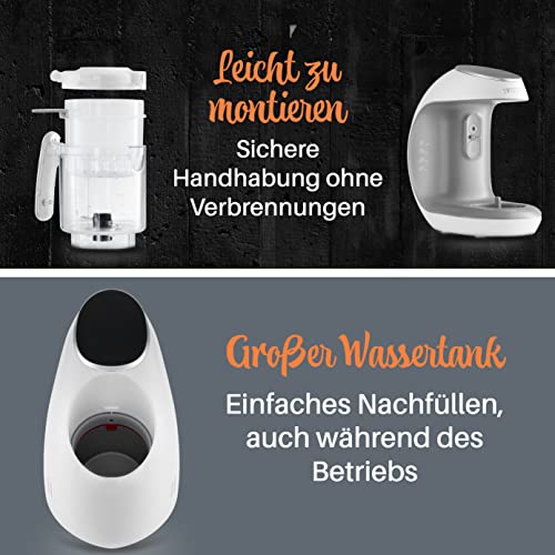 SWEETY FOX: 7-in-1 Multifunktions Babynahrungszubereiter mit automatische Reinigungsfunktion