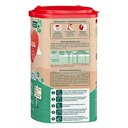 Milupa Milumil 2 Follow-on Milk (1x 800g) | Baby milk powder after 6 months