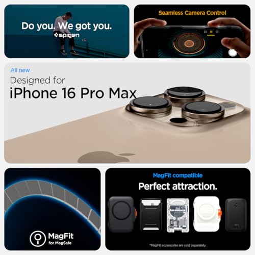 iPhone 16 Pro Max Case with Camera Control - Extreme Magnetic Force, Ultra Hybrid