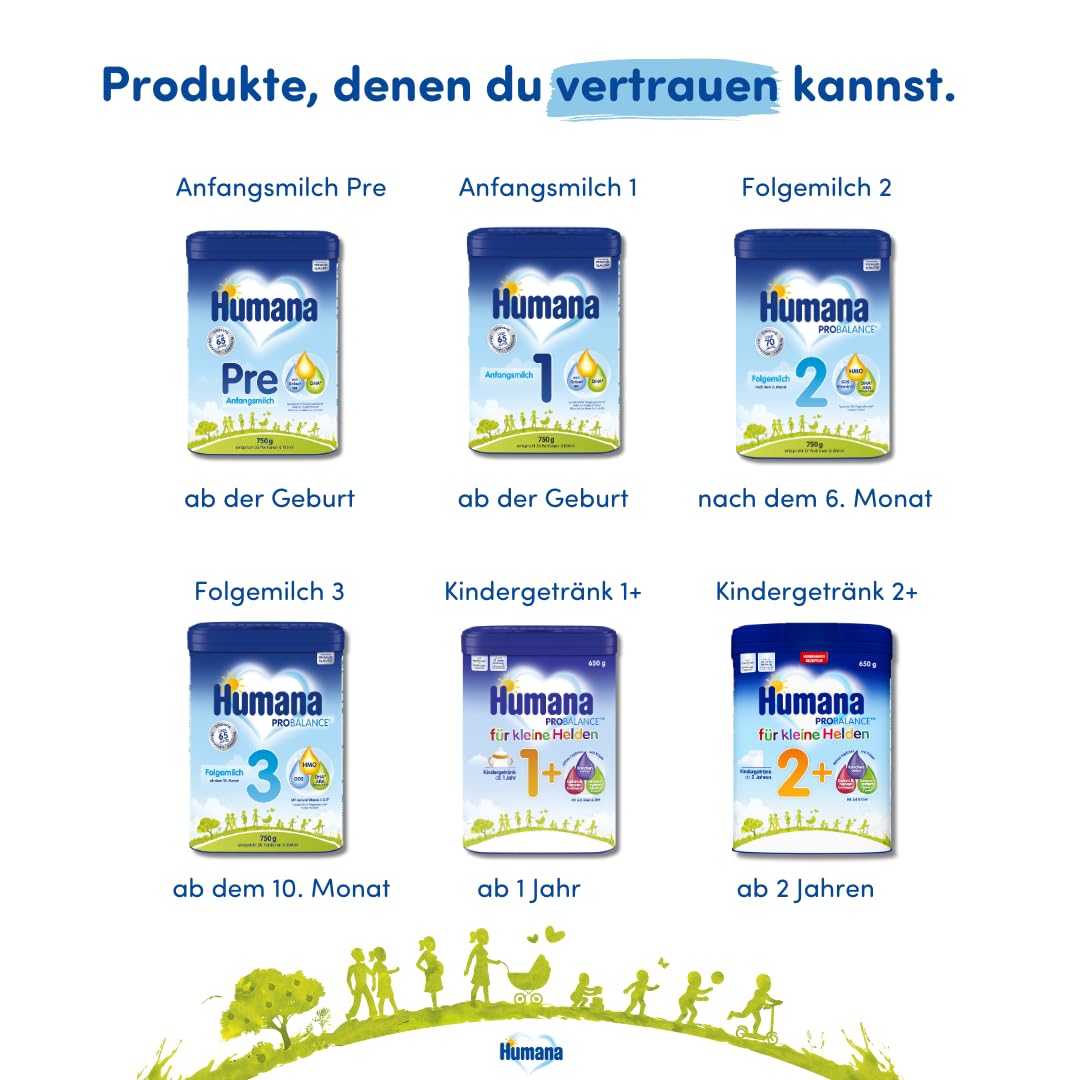 Humana PROBALANCE Follow-on Milk 2 after 6 months (750g)