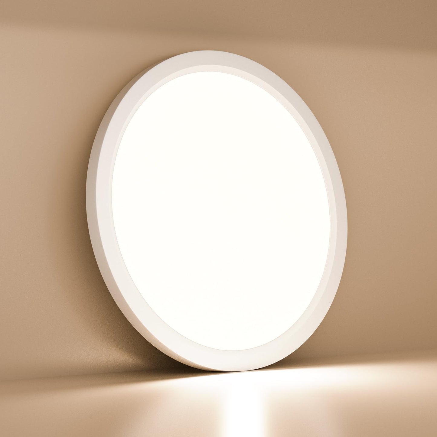 LQWELL® Round-Flat LED Ceiling Light, IP44 Waterproof (18W, 4000K)