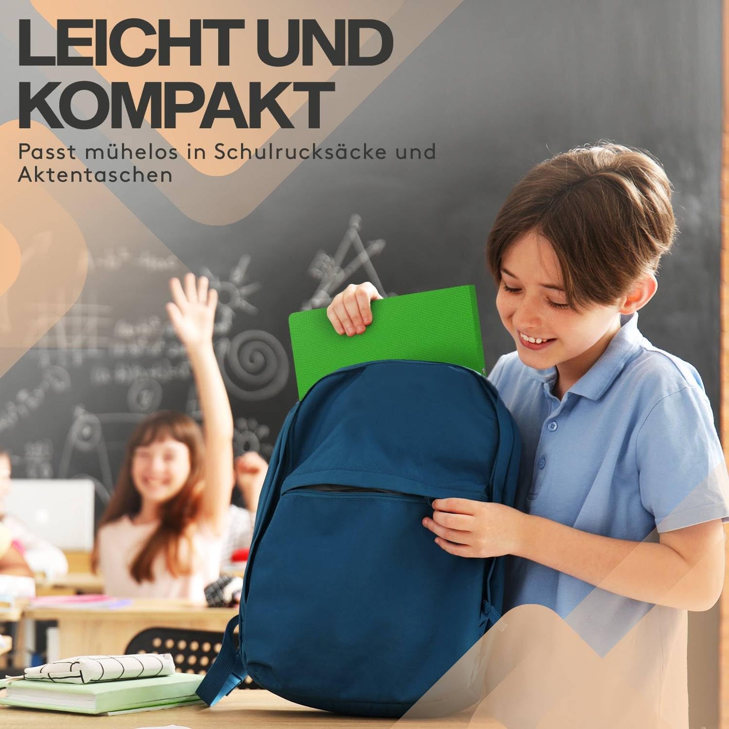 ACROPAQ Ringbücher in A4-Format mit Rückenetiketten (10 Stück): Schulmappen