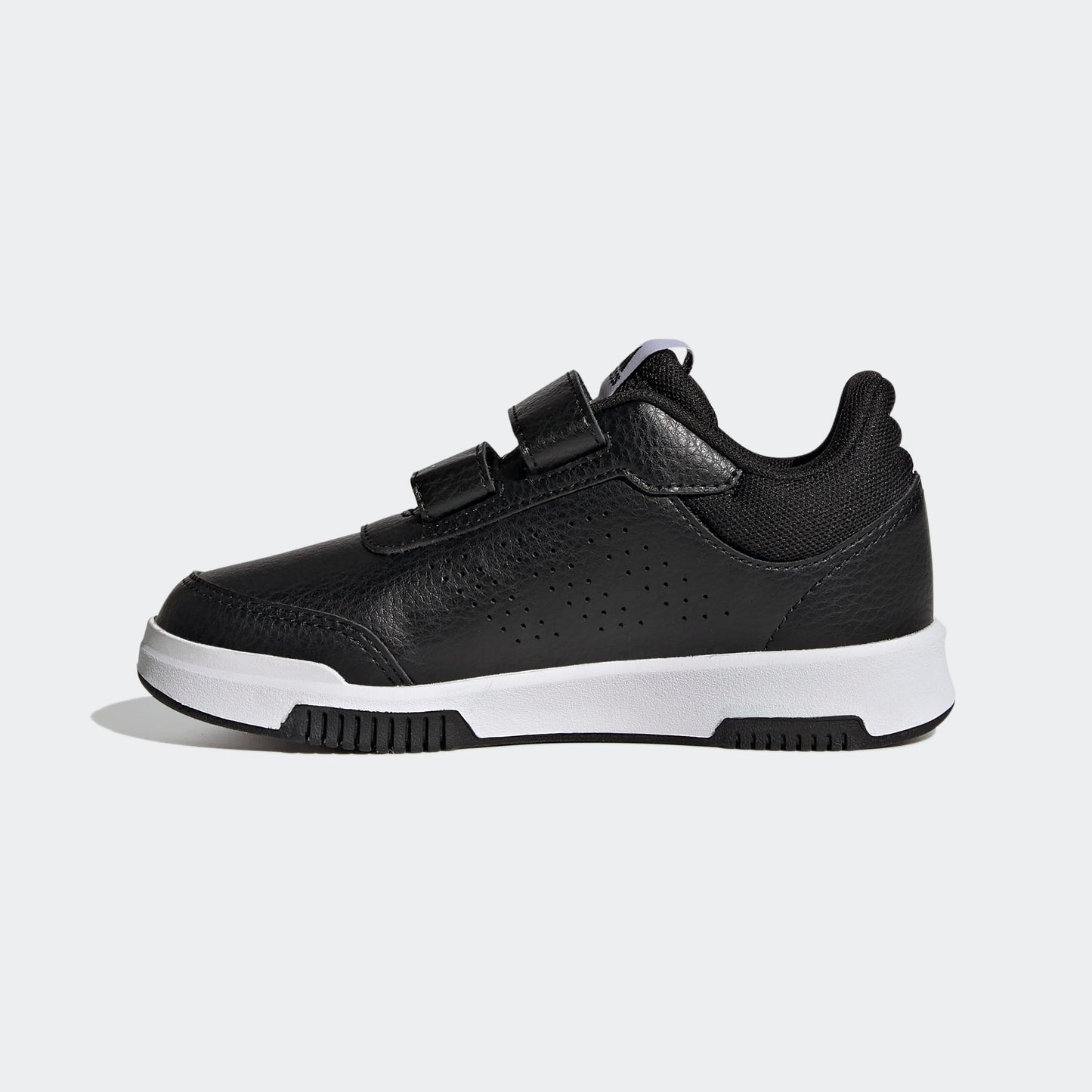 adidas 'Tensaur' Hook and Loop Running Shoes for Kids: Black and White