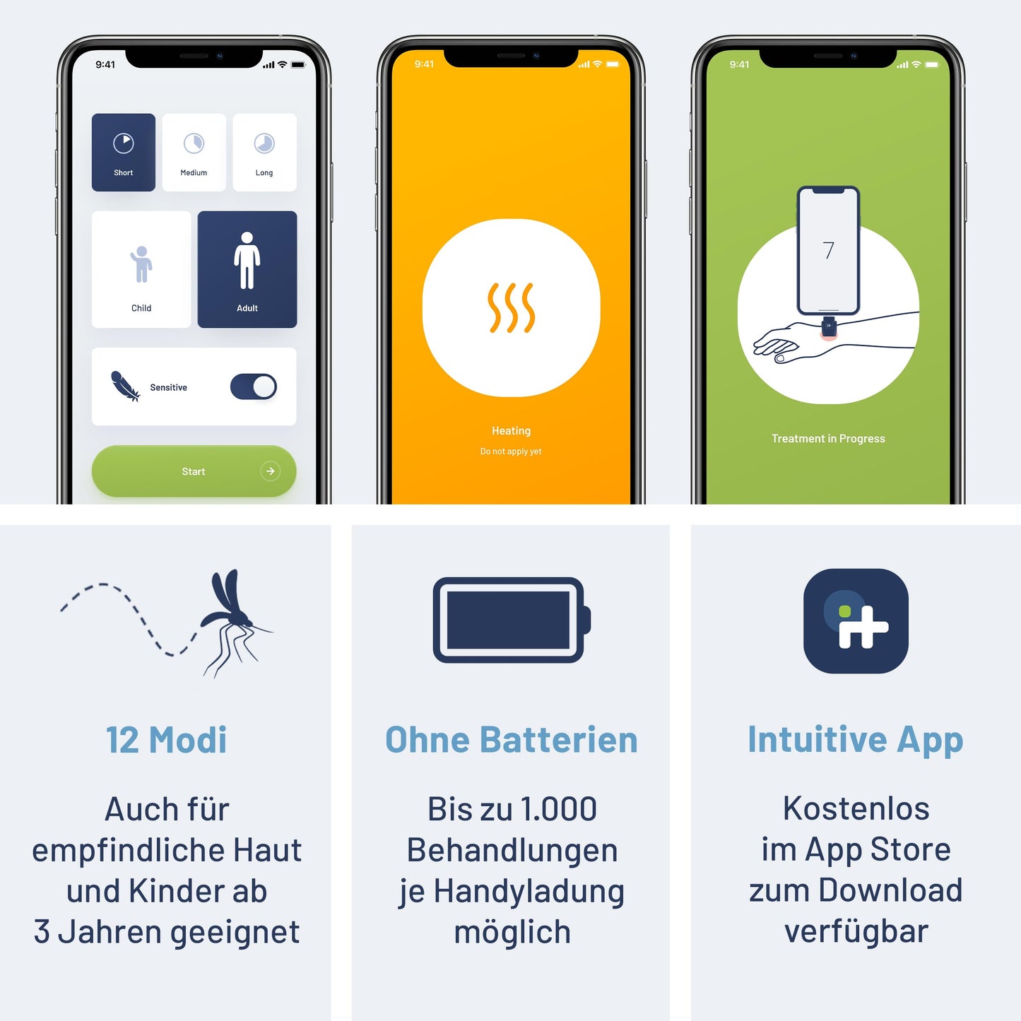 heat it - insect bite healer for your iPhone: chemical-free treatment with concentrated heat
