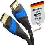 KabelDirekt 4K & 8K High Speed HDMI Cable with Ethernet (1m): Designed in Germany
