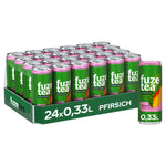 Fuze Tea mit Pfirsichgeschmack in Einweg Dosen (24x 330ml)
