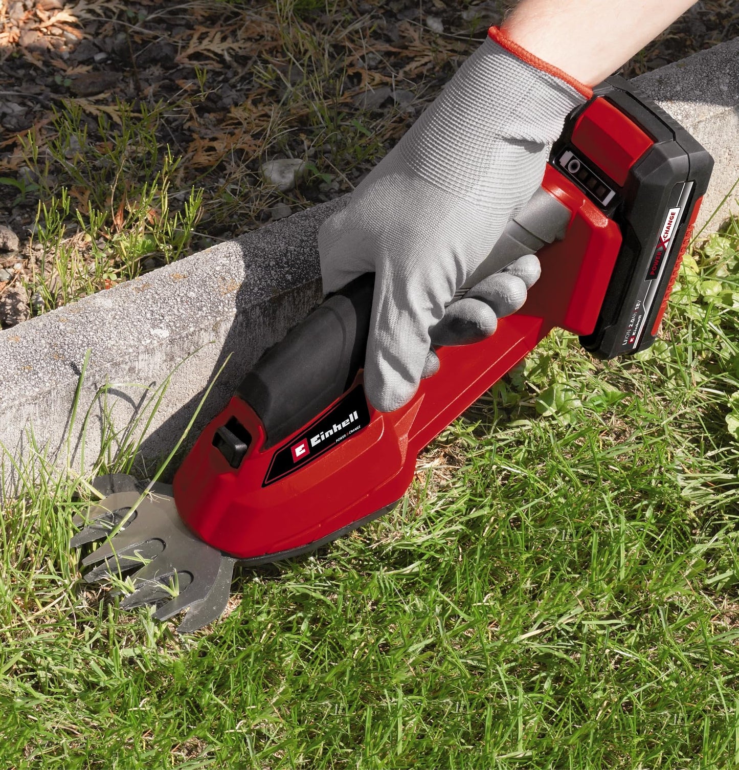 Einhell Cordless Grass and Shrub Shears (GC-CG 18) Li-Solo Power X-Change without battery