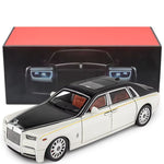 Modèle réduit de voiture Rolls-Royce Phantom (1:18) avec son et lumière | Voiture de collection jouet avec retrait