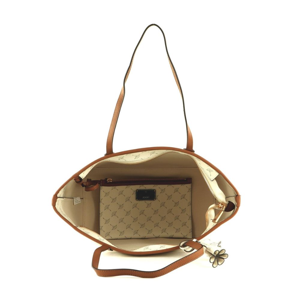 JOOP! 'Shopper Cortina 1.0 Lara' Schulter/Handtasche für Damen | Helles Beige-Braun
