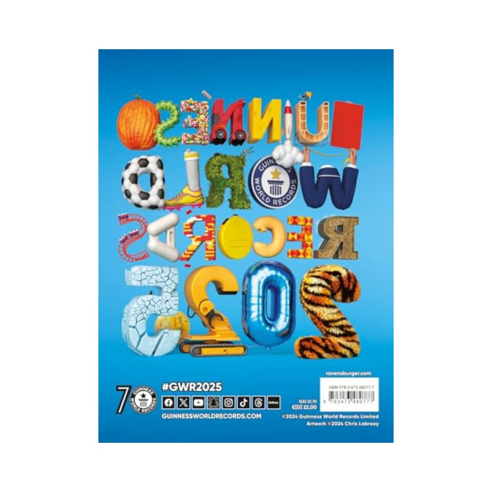 Ravensburger - GUINNESS WORLD RECORDS 2025: The popular record book for children and adults