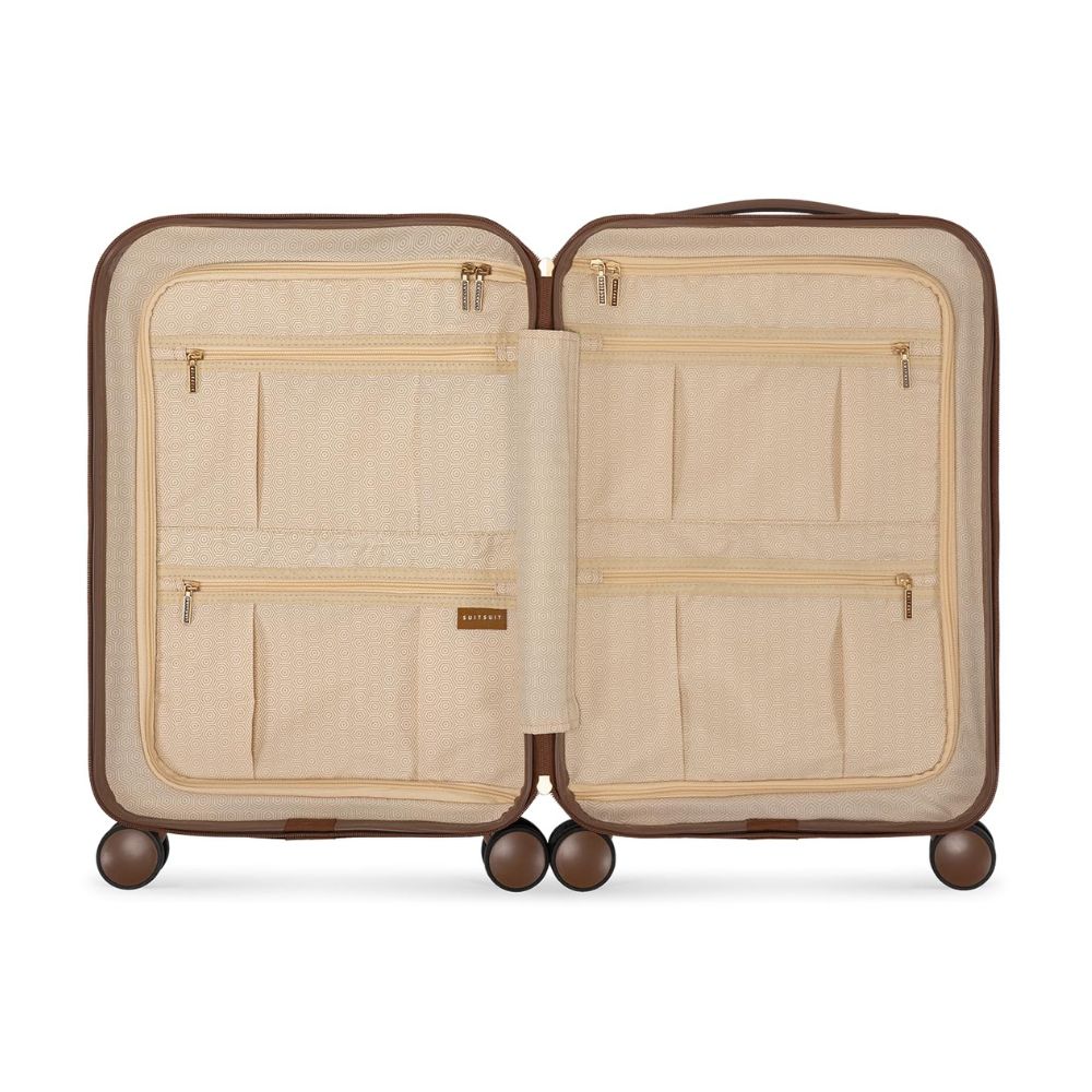 SUITSUIT 'Fab Seventies' carry-on suitcase (33 liters) with TSA lock | Brown