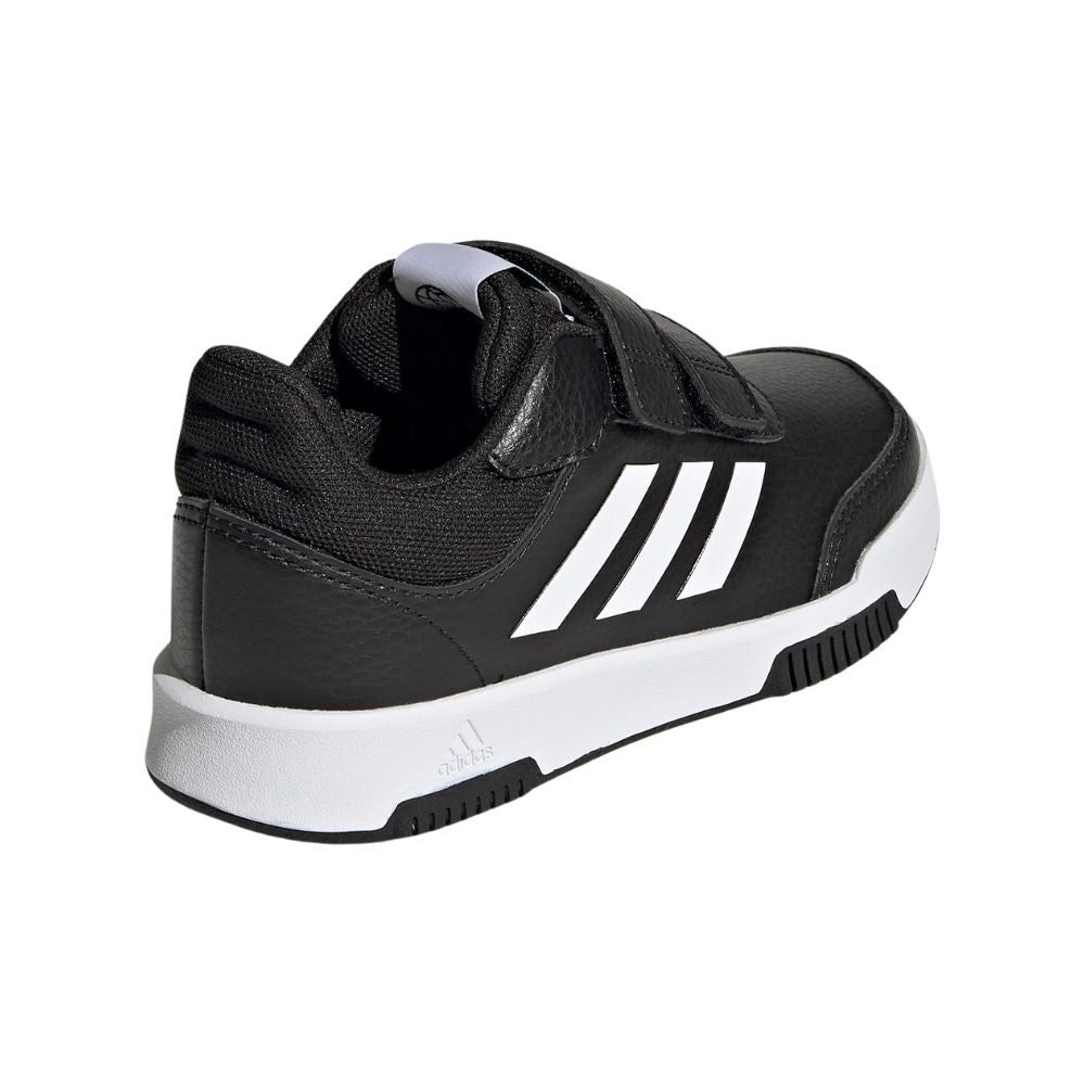 adidas 'Tensaur' Hook and Loop Running Shoes for Kids: Black and White