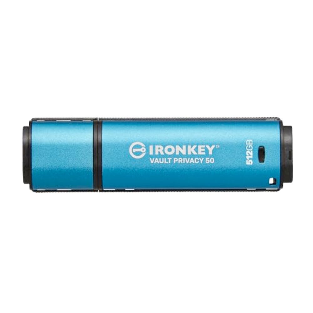 Kingston IronKey Vault Privacy 50 | USB flash drive (512GB) with the highest level of business security