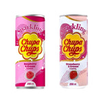 Chupa Chups Mix Sparkling Cans (24x250ml): Strawberry & Cream - Raspberry & Cream