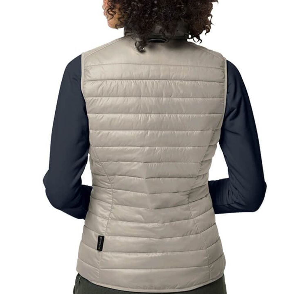 Jack Wolfskin Damen JWP Steppweste: Winddicht, Atmungsaktiv, Ripstop-Gewebe