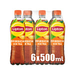 Lipton Ice Tea - Peach (6x 0.5l): Eistee mit Pfirsich Geschmack | EINWEG-Pfand