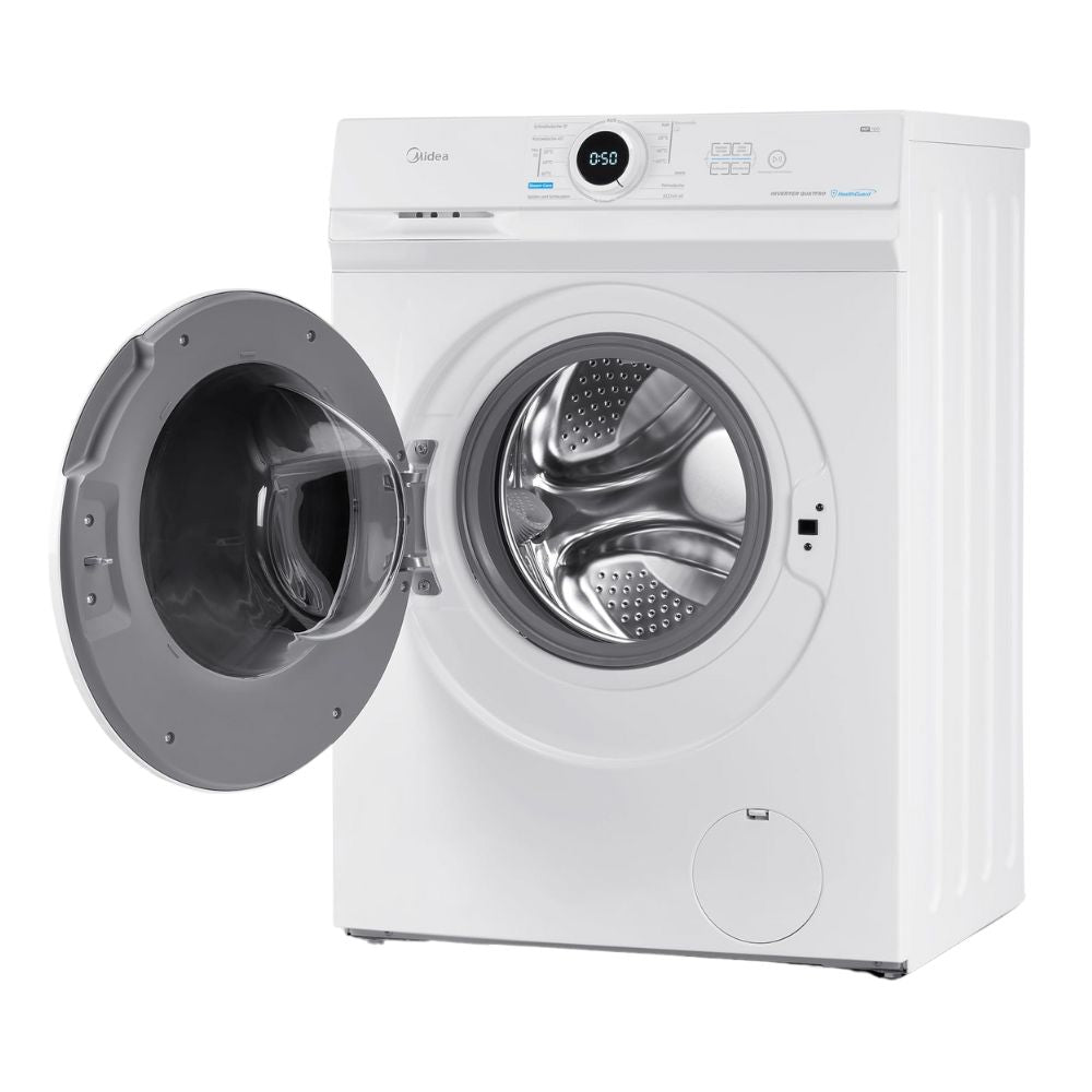Midea (MF10EW70B) Washing Machine (7kg): Inverter Quattro Motor & Steam Function