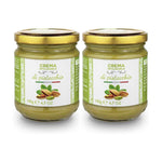 Brontedolci Pistaziencreme süß mit 40% Pistazien aus Sizilien-Ätna (2x 190g)