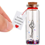VELENTI Love Romantic Gift for Him and Her | Love Bottle with Hanging Key