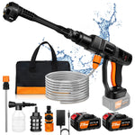 Nettoyeur haute pression sans fil 6 en 1 DAYPLUS (137 bars) : Portable, batterie 3,0 Ah | Lavage de voiture, jardin, sol