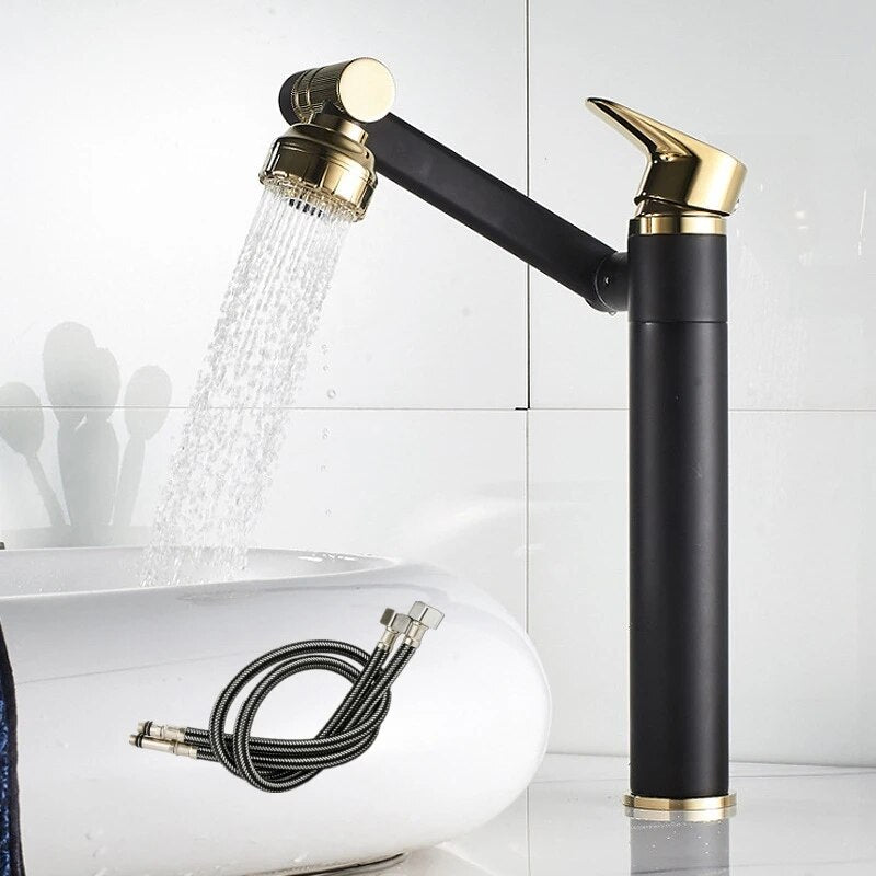 Robinetterie pivotante à 360° | Salle de bain - lavabo