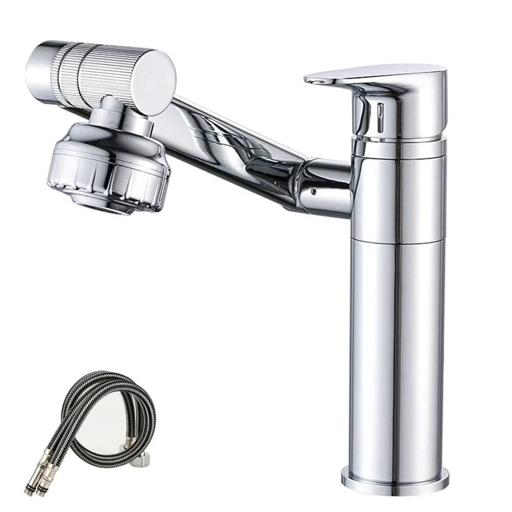 Robinetterie pivotante à 360° | Salle de bain - lavabo