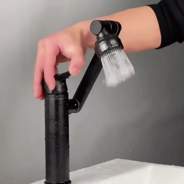 Robinetterie pivotante à 360° | Salle de bain - lavabo