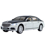 Modèle de voiture Maybach S680 (1:24) | Lumière, son, ouverture des portes, fonction pull-back, idée cadeau