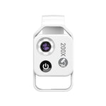 Objectif de microscope APEXEL 200x avec filtre CPL | avec lumière LED 