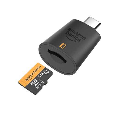 Amazon Basics 512 GB microSD Card | UHS-I U3 A2, up to 200 MB/s, for 4K/5K Video