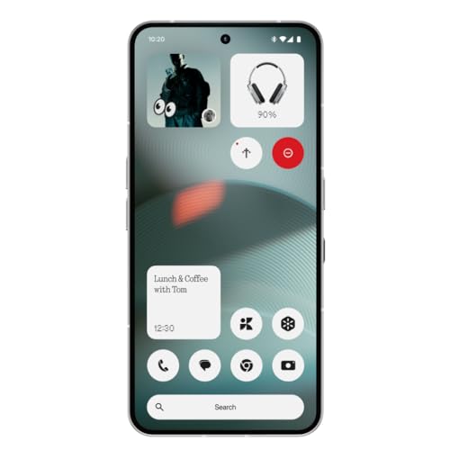 Nothing Phone (3) – Smartphone with 50 MP triple camera, 24h silicon-carbon battery, 6.67" 120Hz AMOLED display, Glyph Matrix, 16GB + 512GB – White