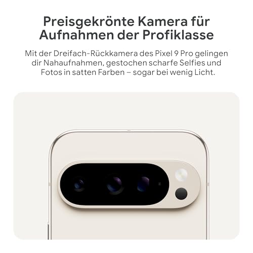Google Pixel 9 Pro XL (128GB) with Gemini SIM-free, triple rear camera system, AI technology