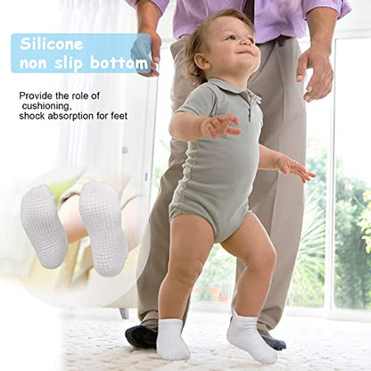 Kinder Stoppersocken (12 Paar): Antirutschsocken für Jungen, Mädchen | 3-5 Jahre