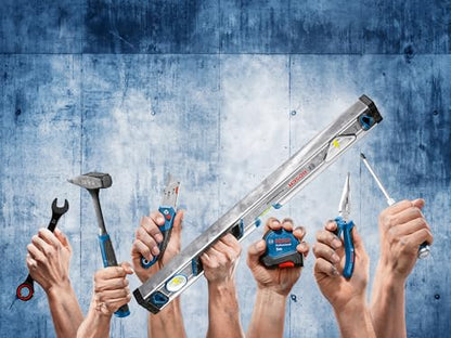Bosch Professional Tape Measure (5m) | Aluminum housing, magnetic hook, one-hand operation