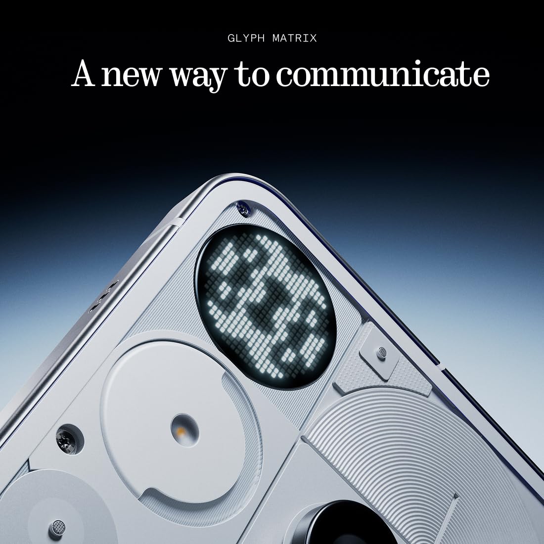 Nothing Phone (3) – Smartphone with 50 MP triple camera, 24h silicon-carbon battery, 6.67" 120Hz AMOLED display, Glyph Matrix, 16GB + 512GB – White