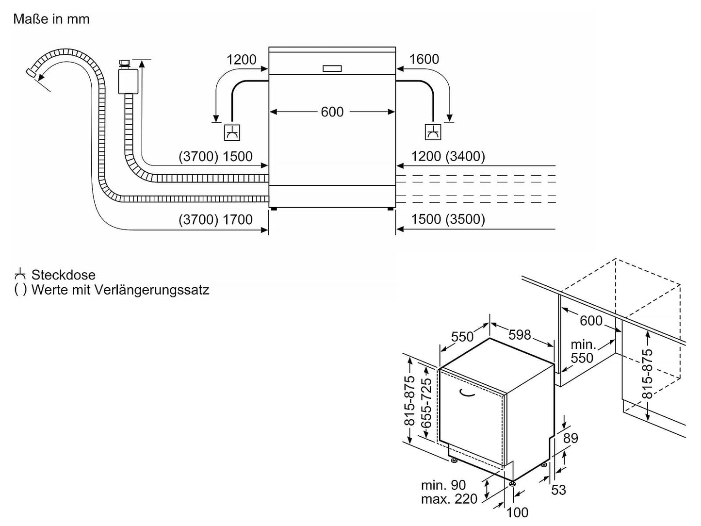 SIEMENS Dishwasher SN65YX00AE iQ500 | Zeolite® drying including Home Connect