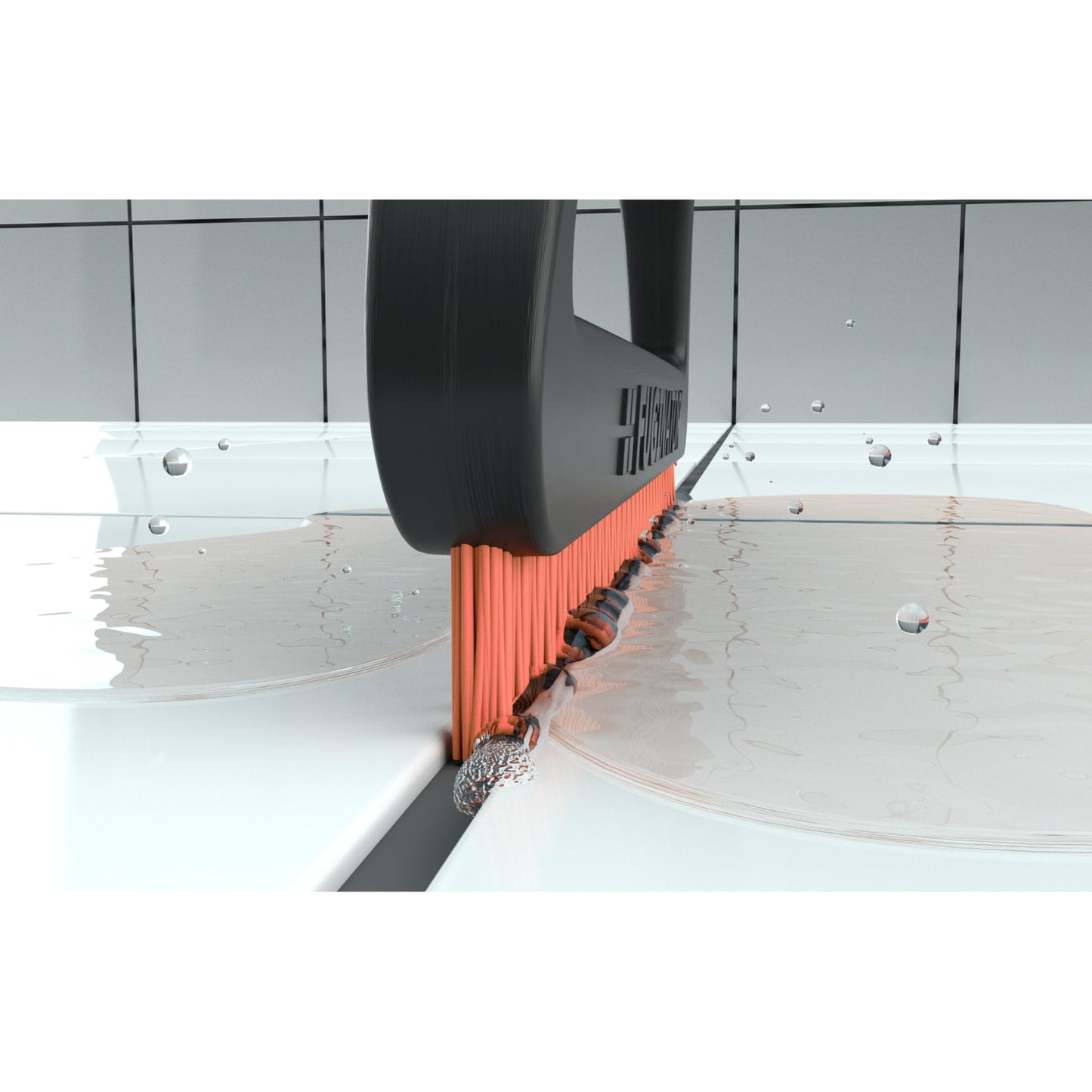 FUGINATOR Fugenbürste: Ergonomische Reinigungsbürste für Fugen, Bad, Küche