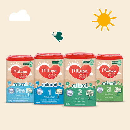 Milupa Milumil 2 Follow-on Milk (1x 800g) | Baby milk powder after 6 months
