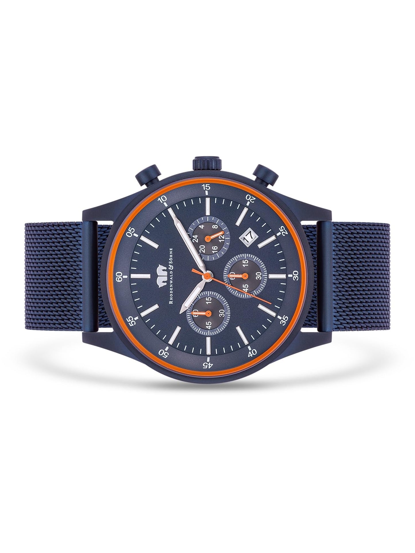 Rhodenwald & Söhne Chronograph Herrenuhr (10010358) mit Edelstahl-Armband