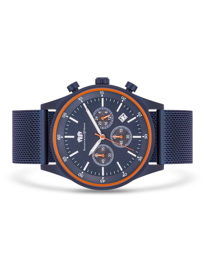 Rhodenwald & Söhne Chronograph Herrenuhr (10010358) mit Edelstahl-Armband