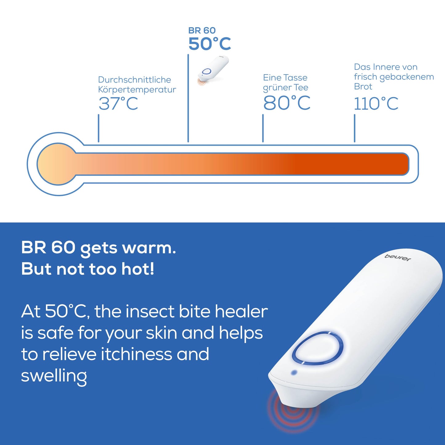 Beurer 'BR 60' insect bite healer for the treatment of insect bites and stings
