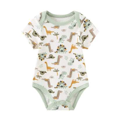 Short-sleeved bodysuits for boys and girls: Newborn cotton gift set