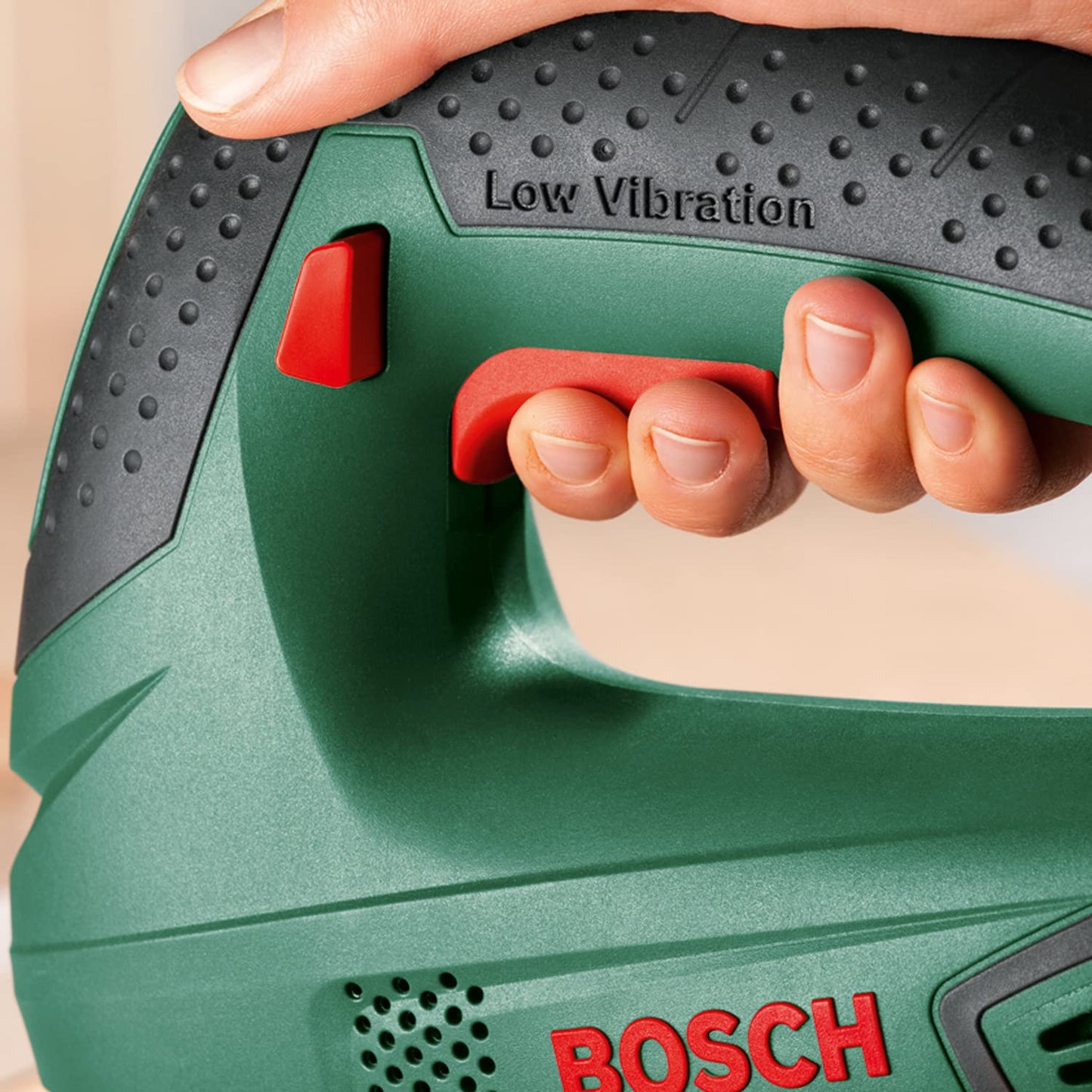 Bosch Stichsäge (PST 650): 500 Watt, Schnitttiefe in Stahl/Holz 4mm/65mm, im Koffer